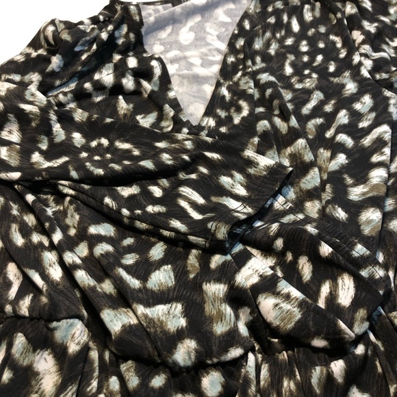 Dynamite Wrap Dress XS Leopard print - Picture 5 of 11